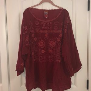 Johnny Was EUC Top XL